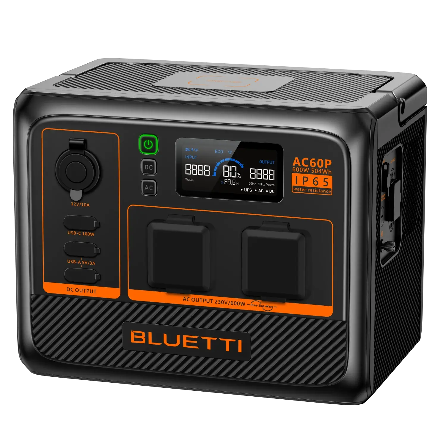 תחנת כוח ניידת BLUETTI AC60P Portable Power Station | 600W 504Wh